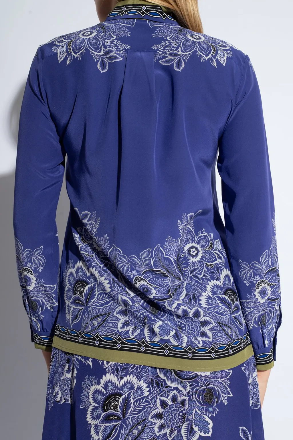 Bandana Print Long-Sleeved Shirt
