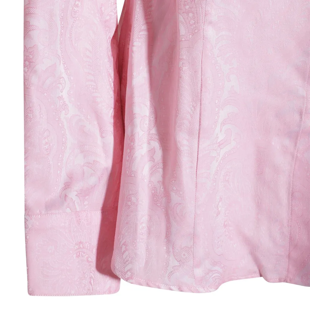 Paisley Jacquard Buttoned Shirt