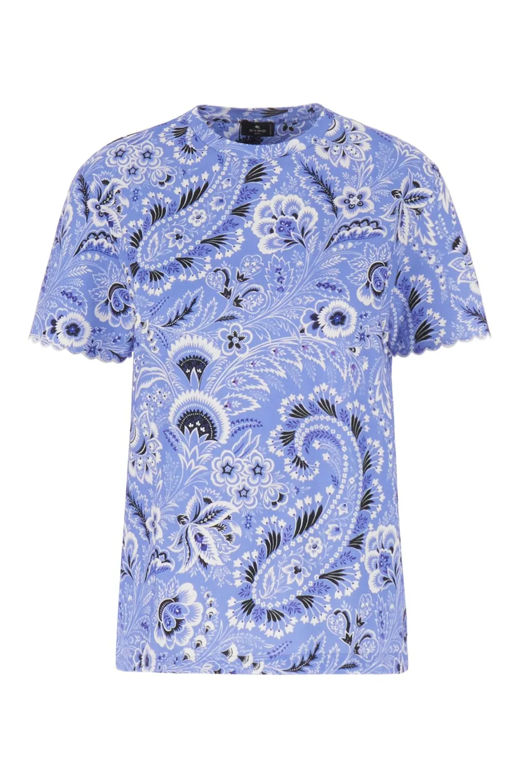 Bandana Print Crewneck T-Shirt