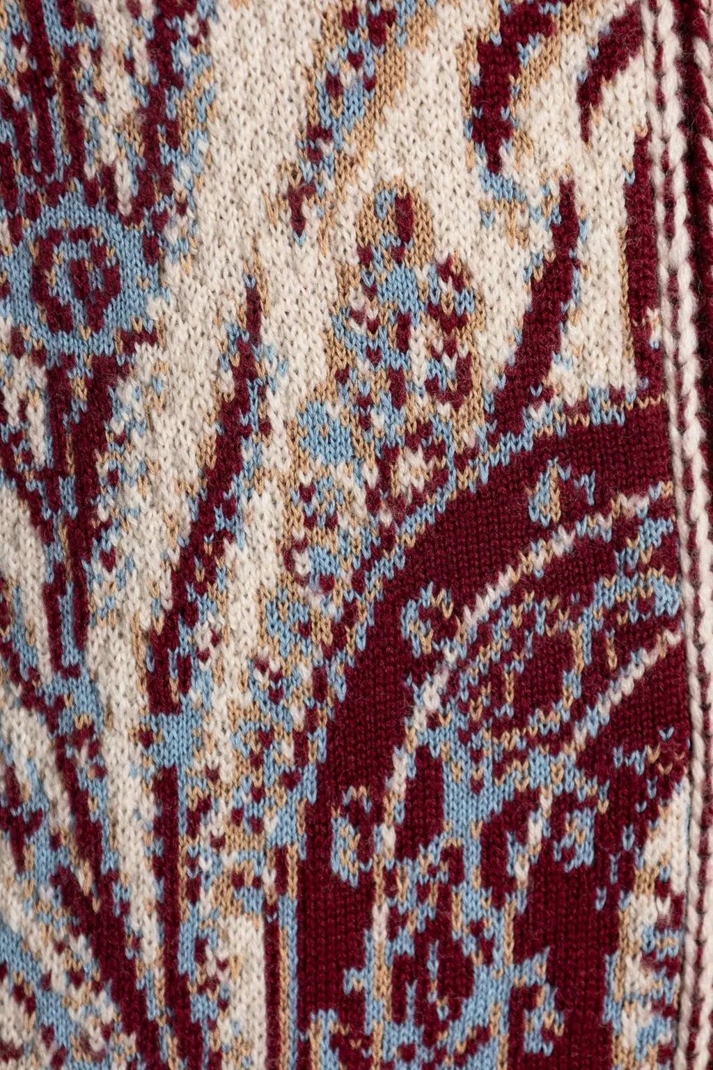 Jacquard Maxi Cardigan