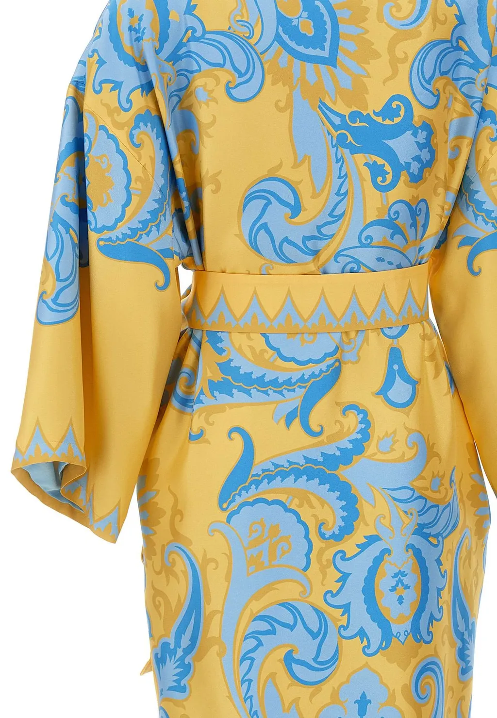 Printed Satin Kimono