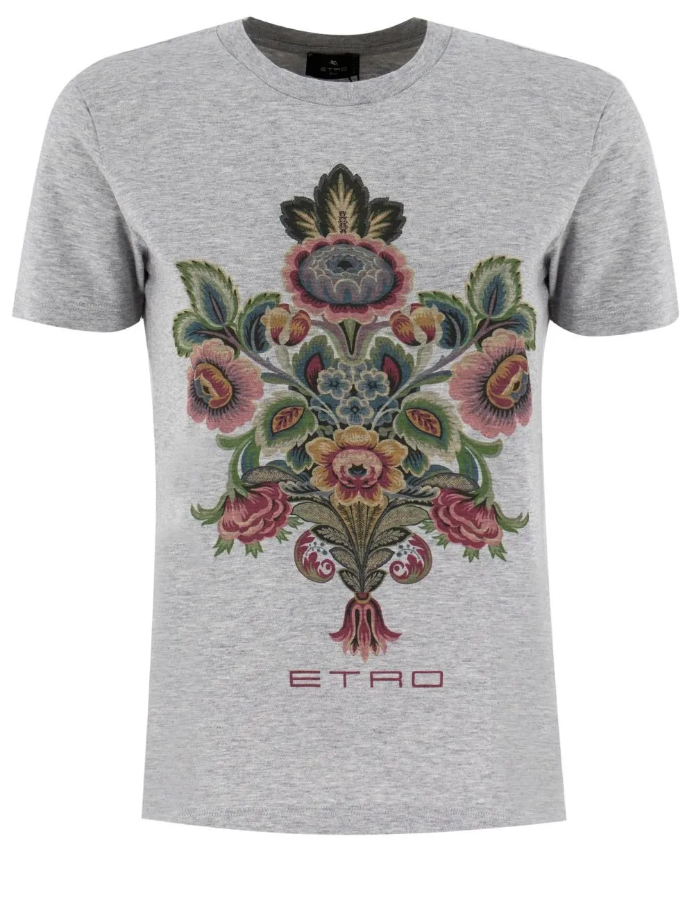 Paisley-Printed Crewneck T-Shirt