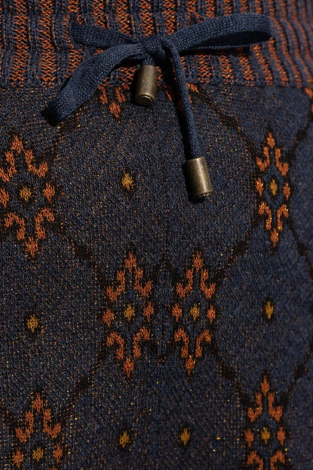Tie-Inspired Motif Jogging Trousers