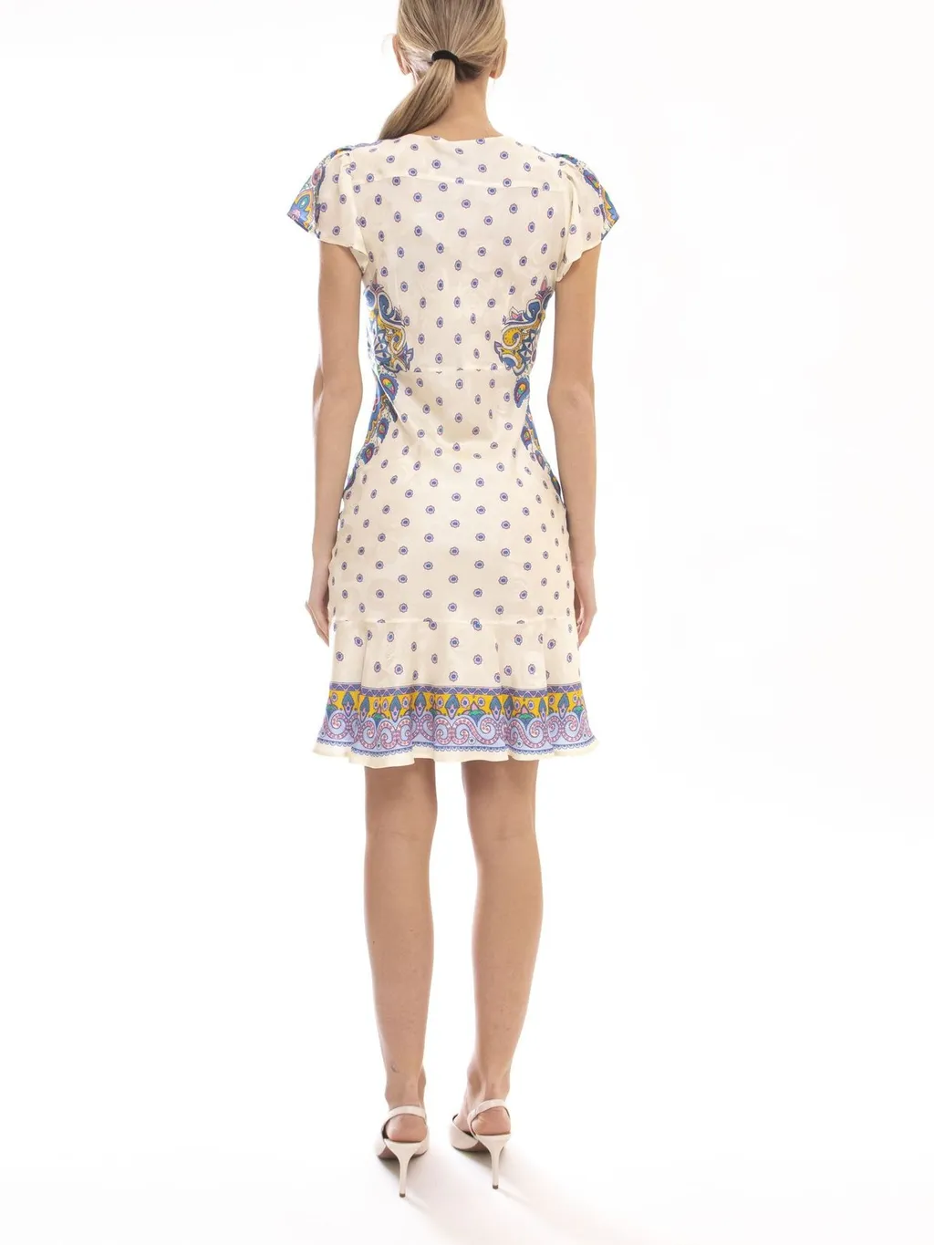 Paisley Printed Mini Dress