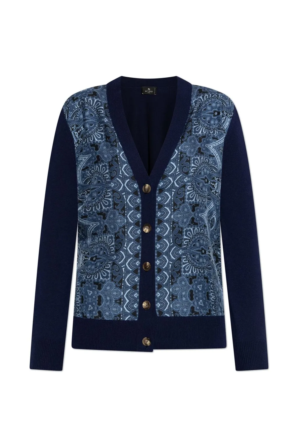 V-Neck Buttoned Cardigan