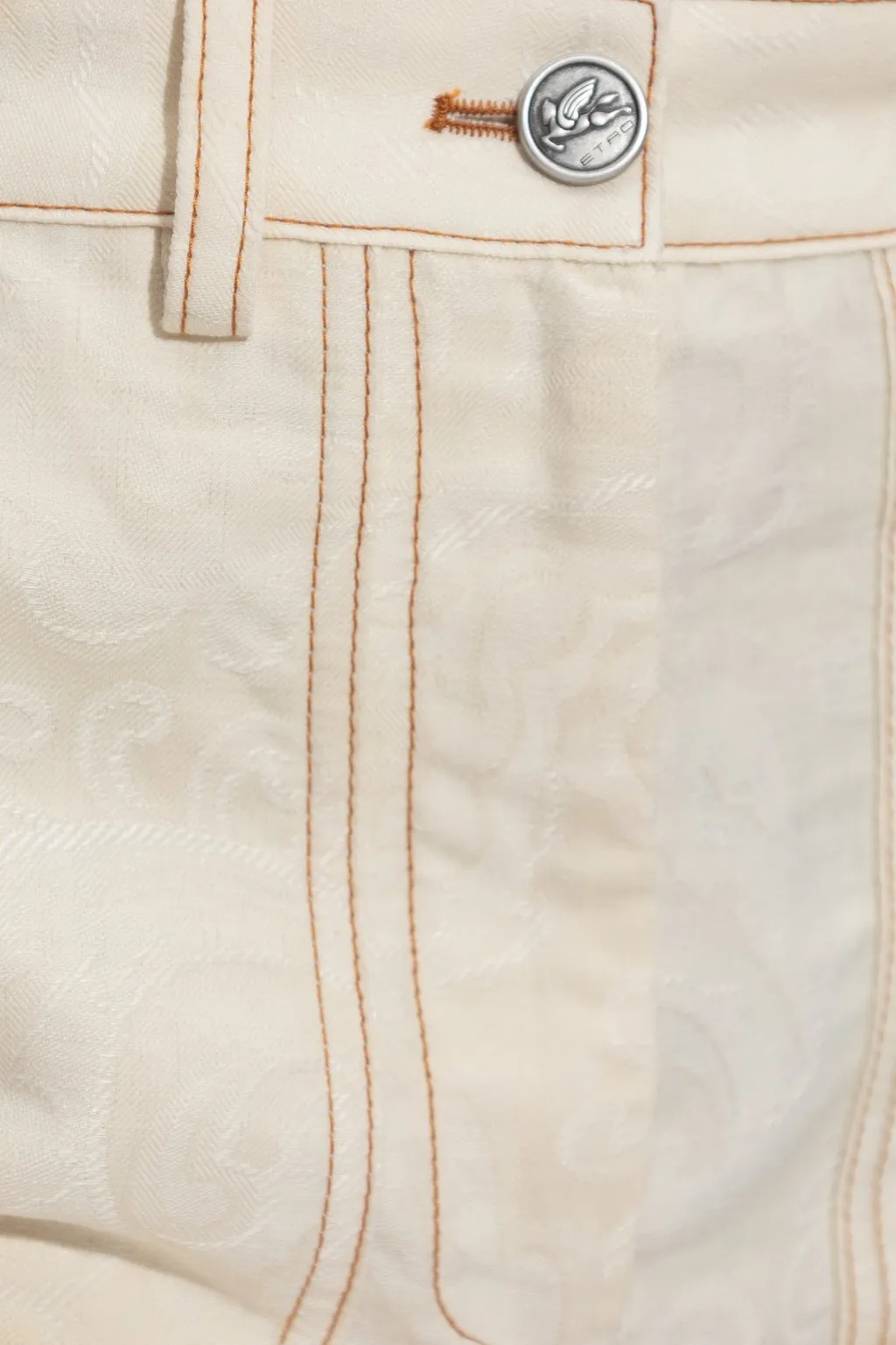 Contrasting Stitching Trousers