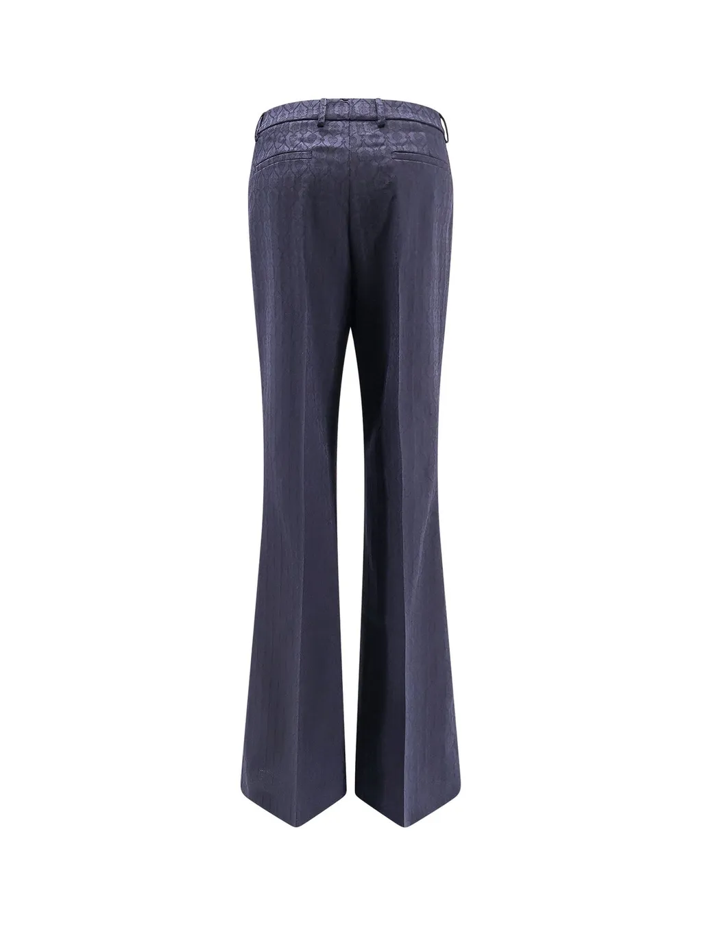 Pleated Flared Trousers
