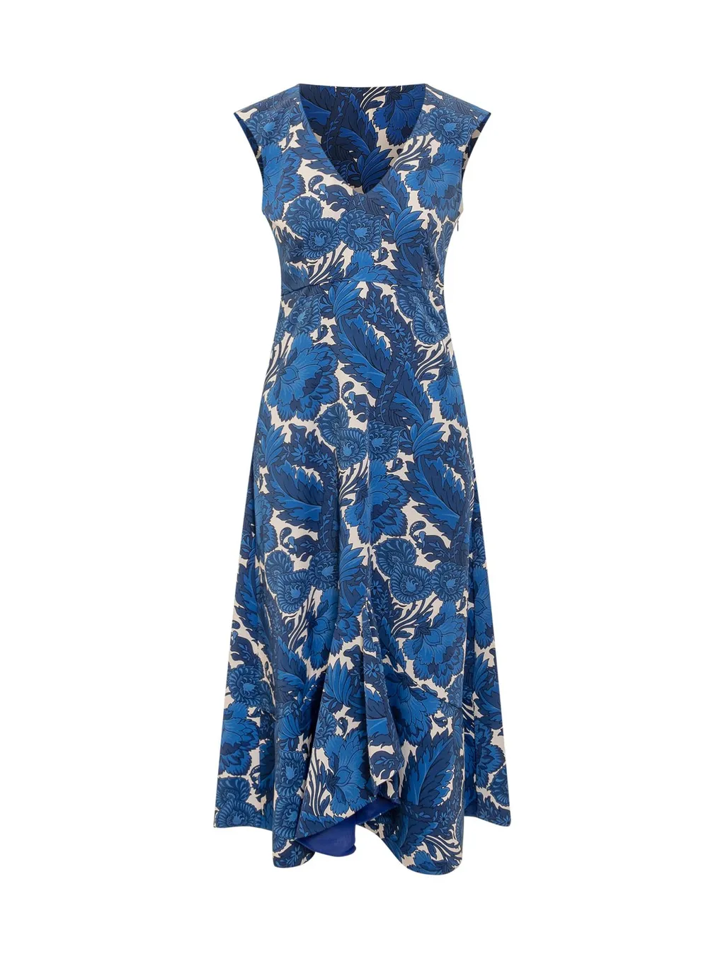 Maxi Floral Print Midi Dress