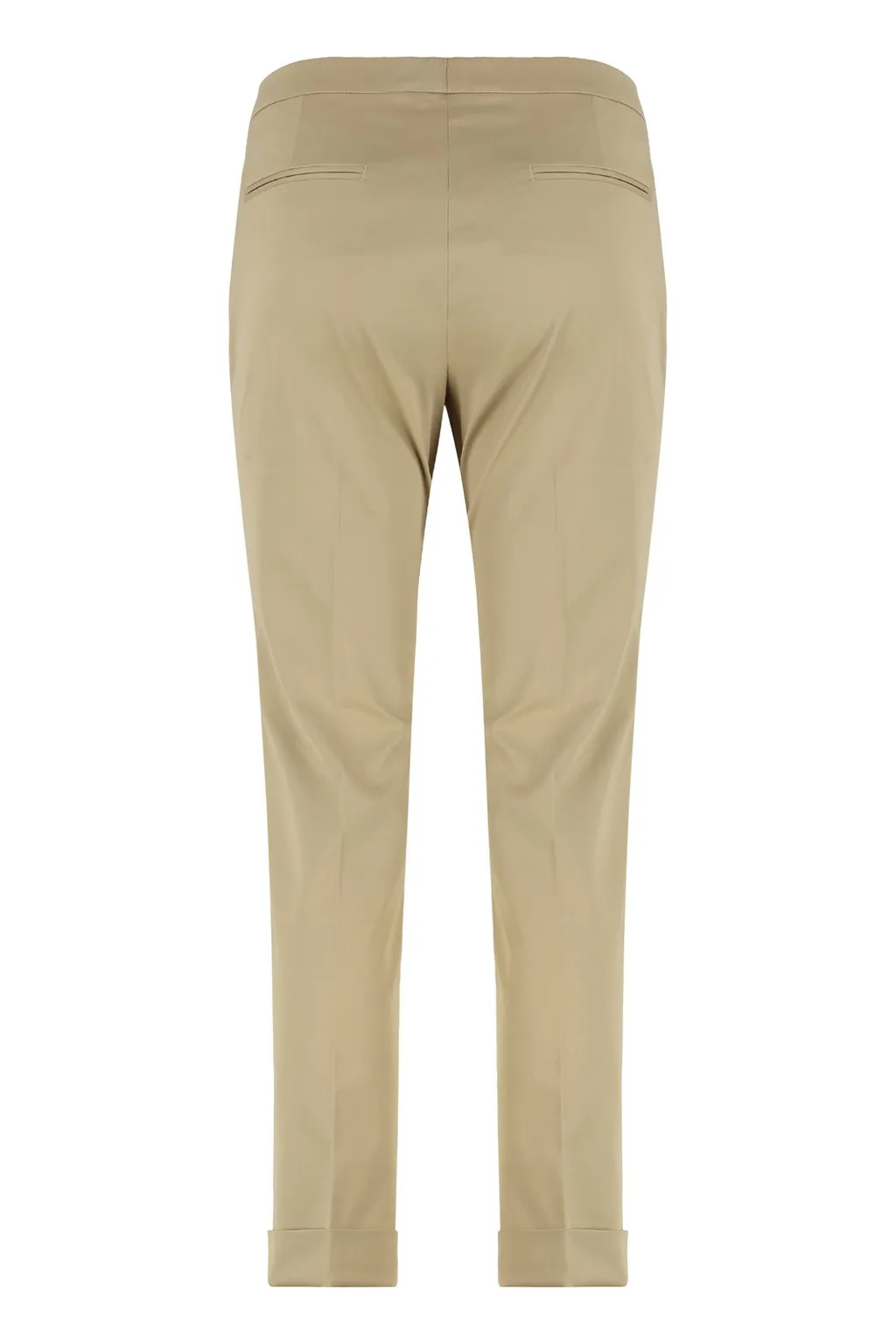 Cropped Mid-Rise Trousers