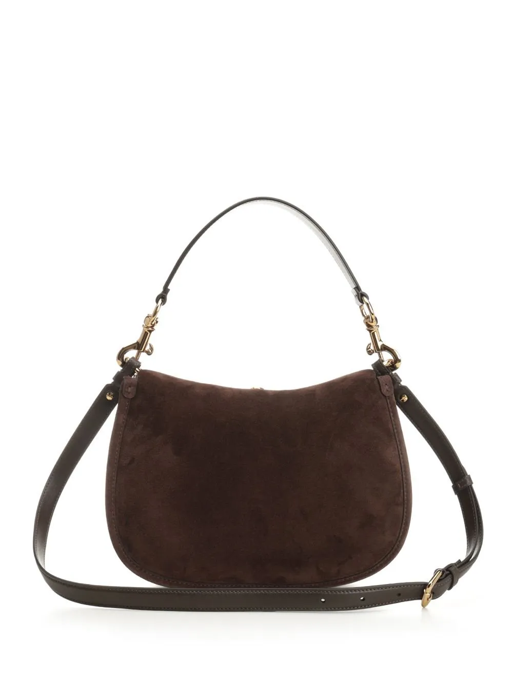 Buckle-Fastened Shoulder Bag