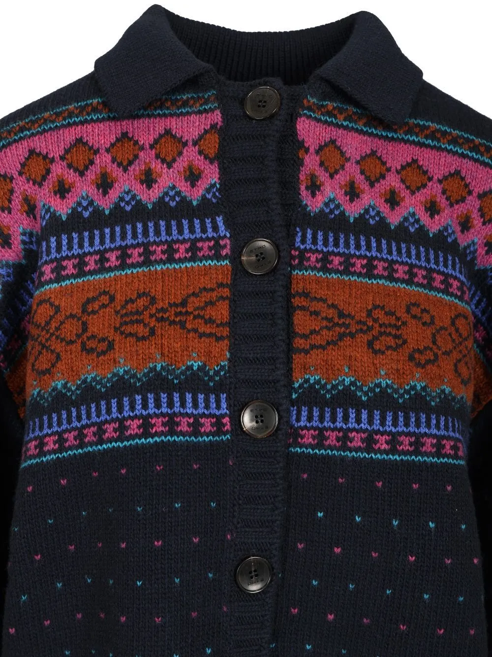 Button-Up Knitted Cardigan
