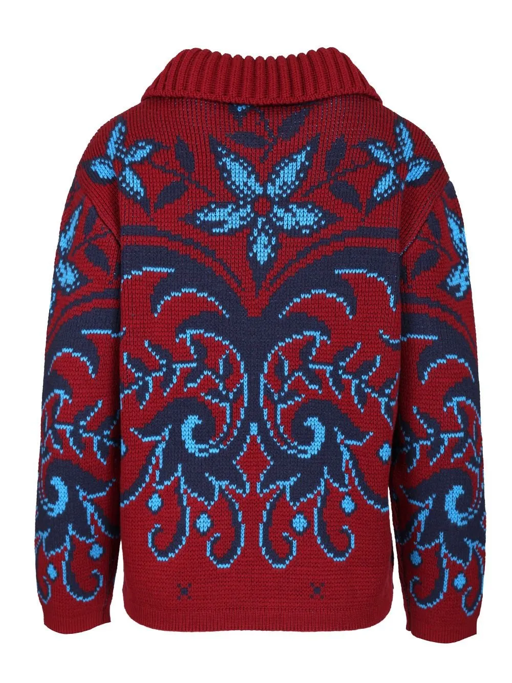 Shawl Collar Knitted Jumper