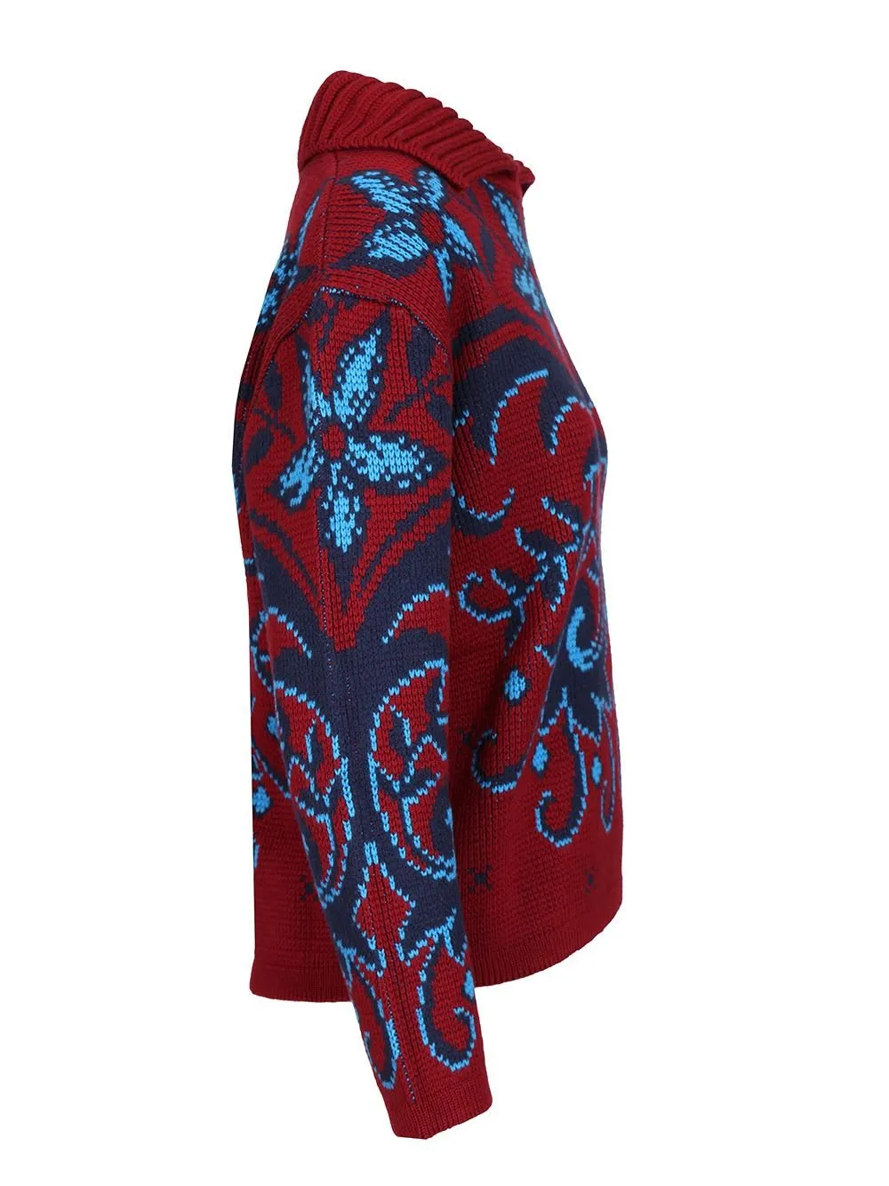 Shawl Collar Knitted Jumper