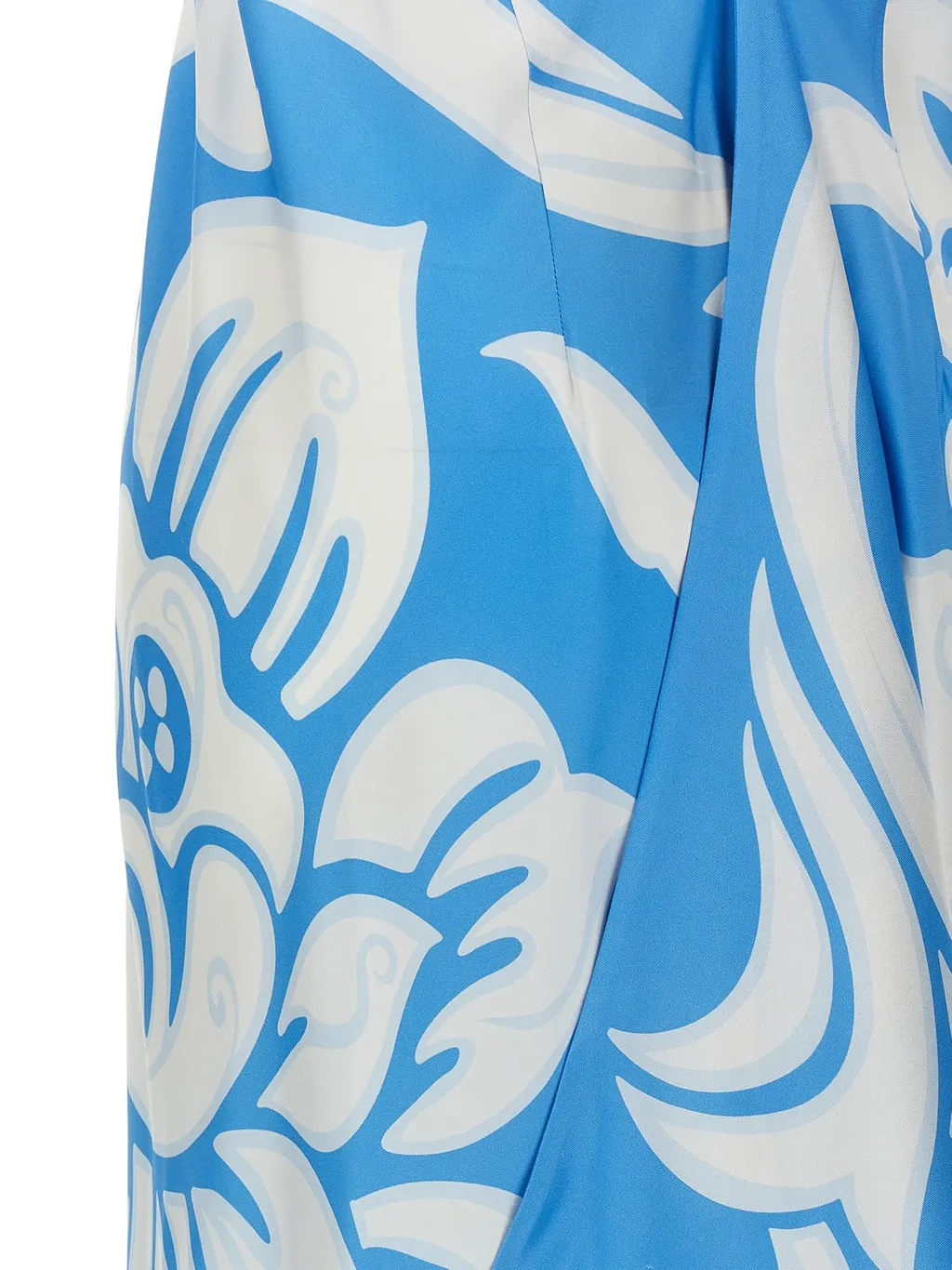 Floral Printed Halterneck Midi Dress