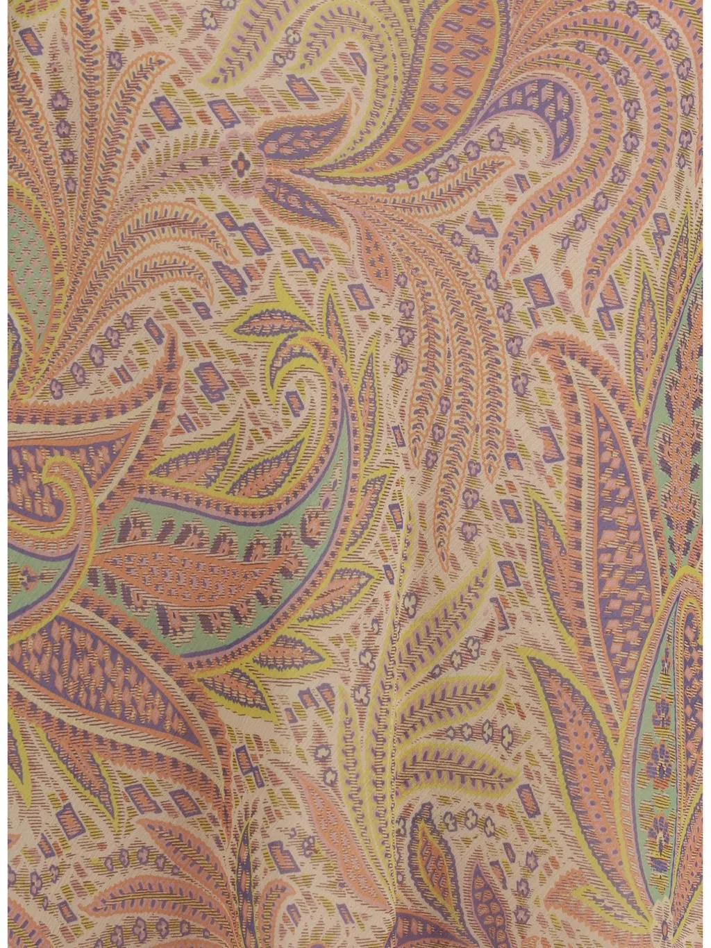 Paisley Printed Asymmetric Top