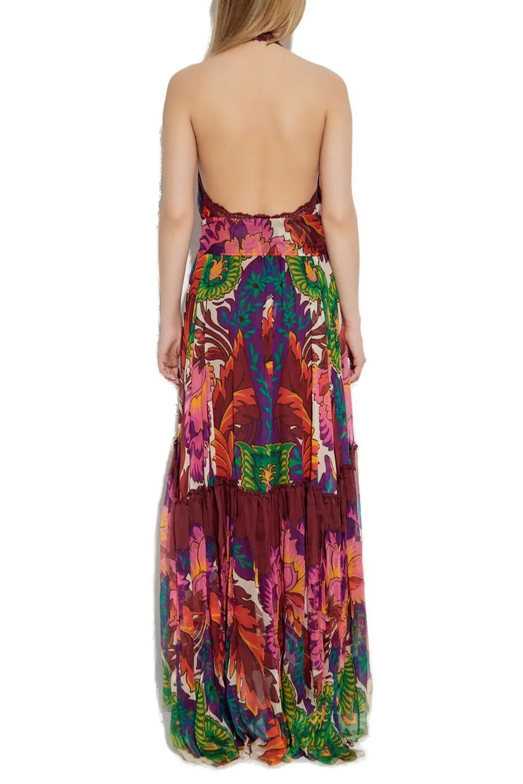 Lace-Trim Sleeveless Dress