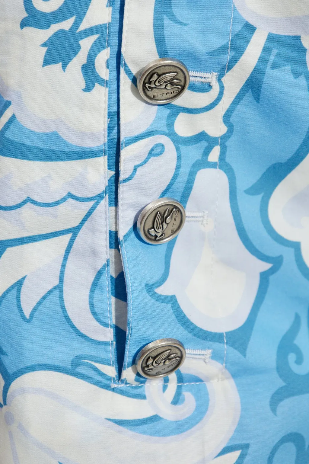 Paisley-Printed Wide-Leg Shorts