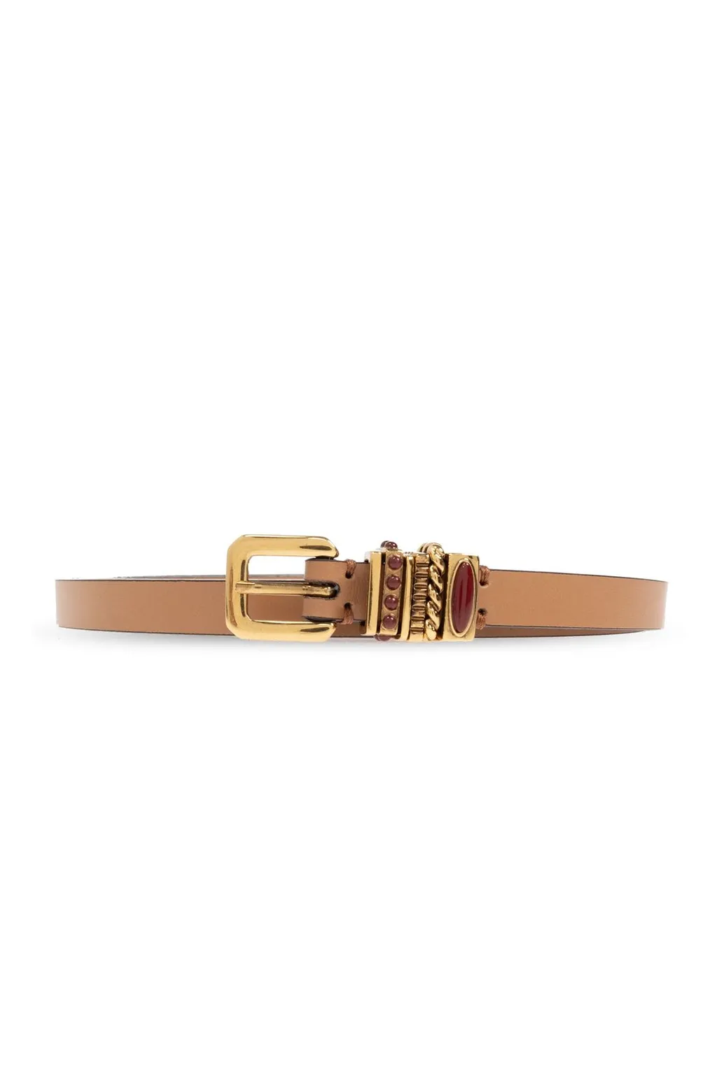 Double-Wrap Prong Buckle Belt