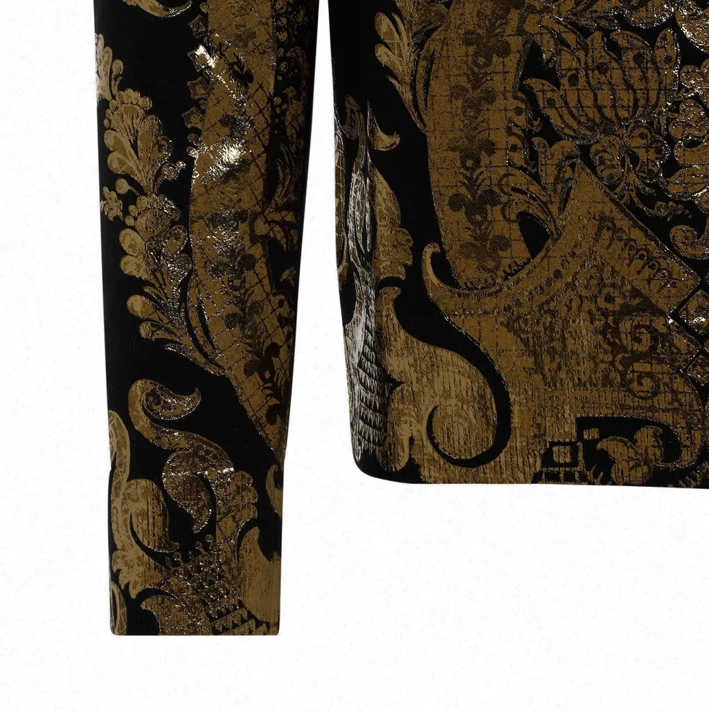 Metallic Printed Jumper