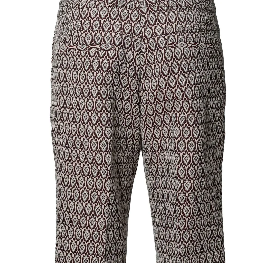 Jacquard Flared Trousers