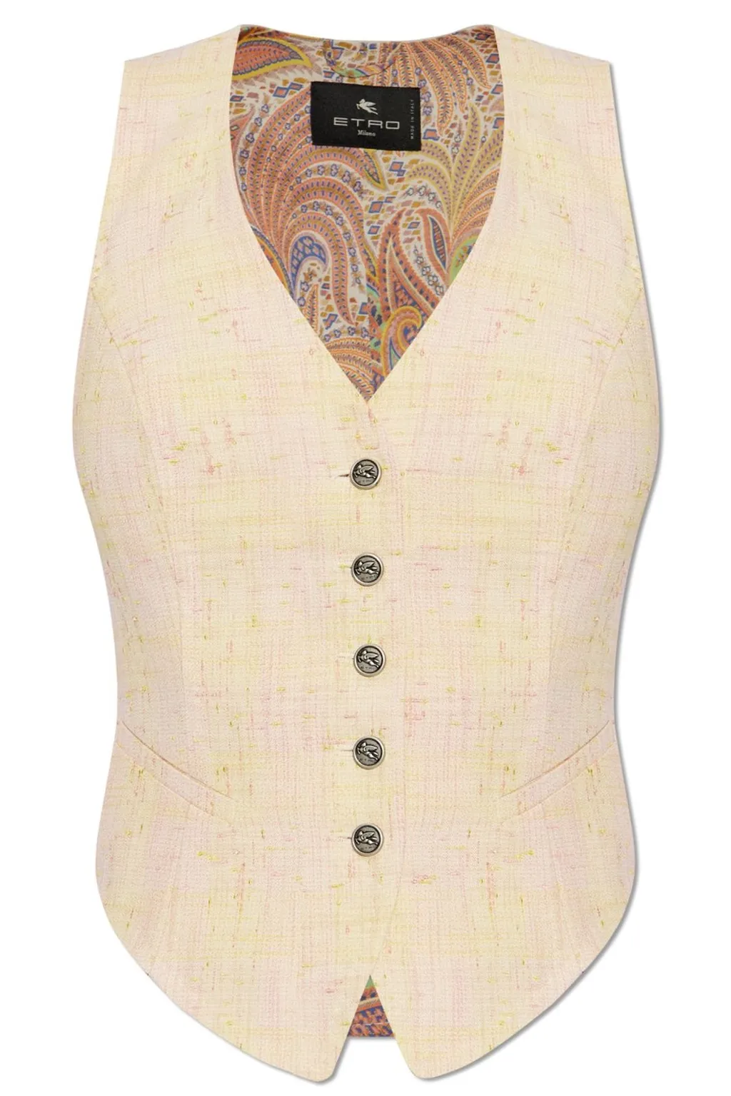 Slub Sleeveless Waistcoat