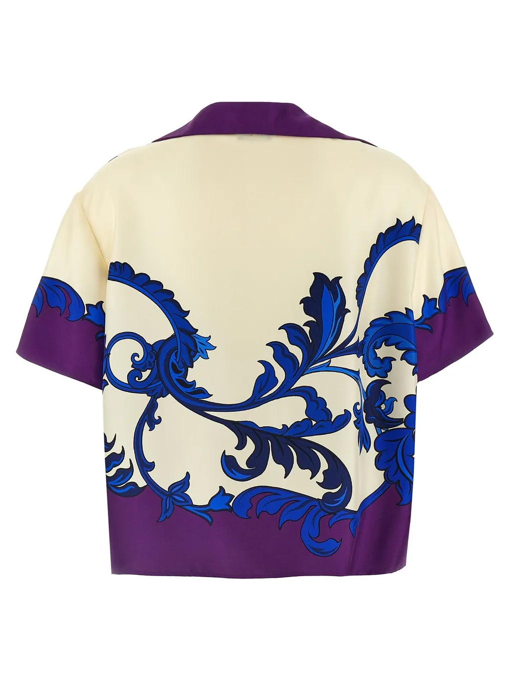 Short Sleeved Paisley Blouse