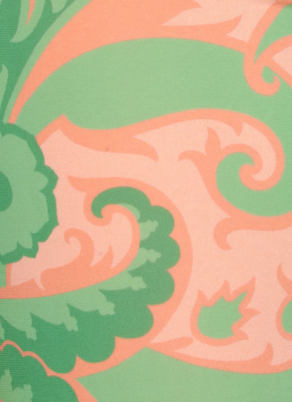 Paisley-Printed Flared Pants