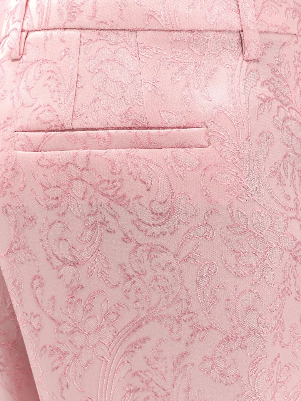 Paisley-Jacquard Tailored Trousers