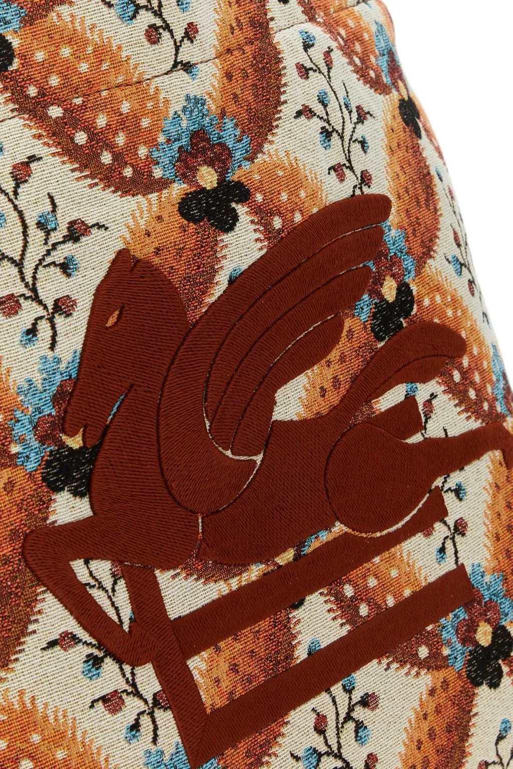 All-Over Floral-Jacquard Medium Tote Bag