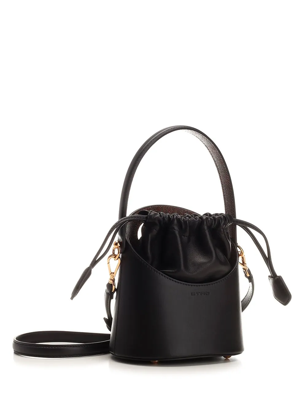 Saturno Drawstring Mini Bucket Bag