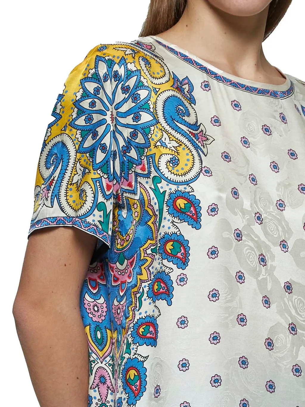 Pattern-Printed T-Shirt