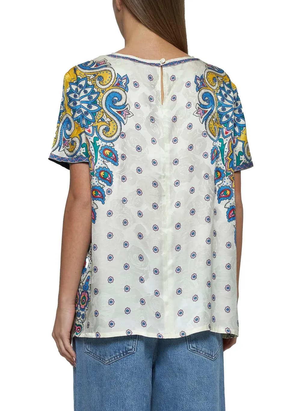 Pattern-Printed T-Shirt