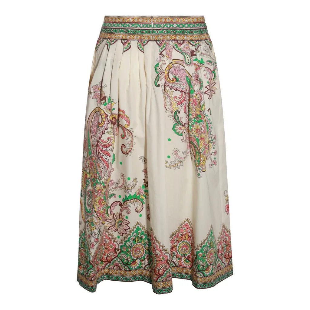 Floral Printed Midi Skirt