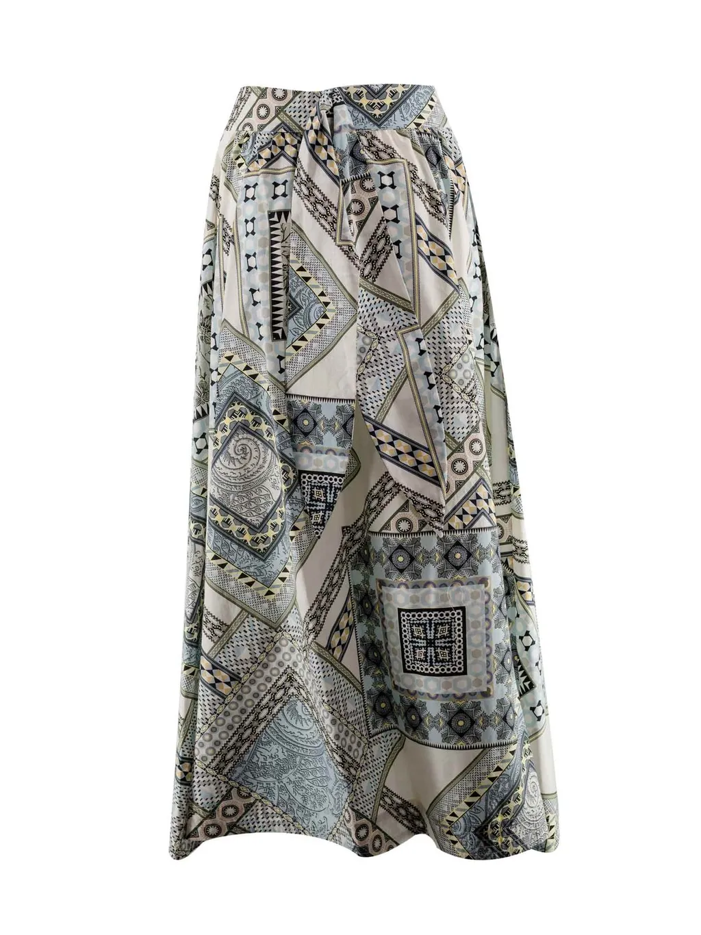 A-Line Graphic-Printed Skirt