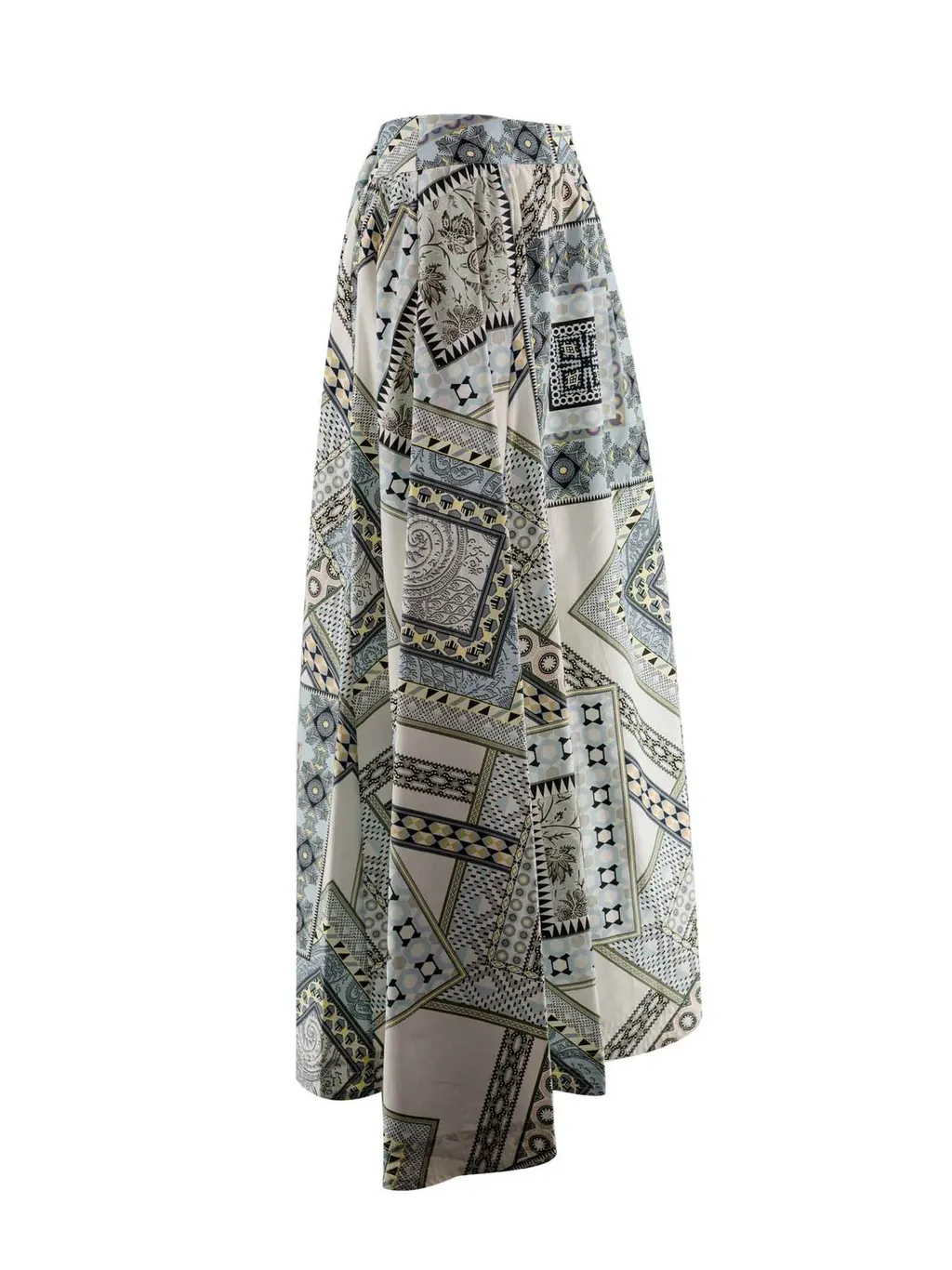 A-Line Graphic-Printed Skirt