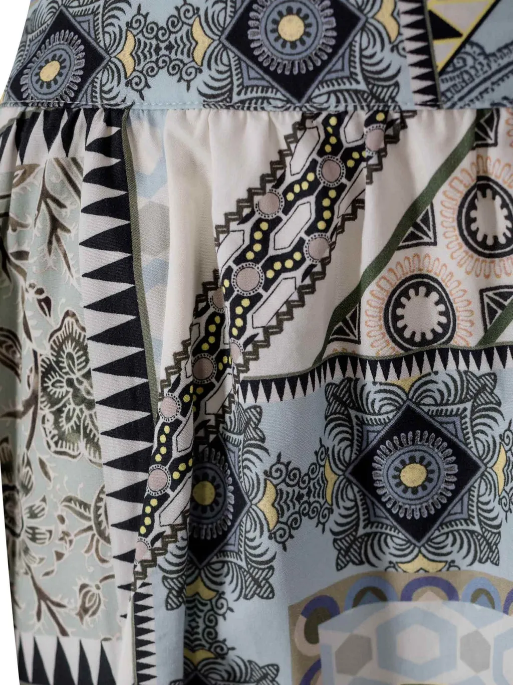A-Line Graphic-Printed Skirt