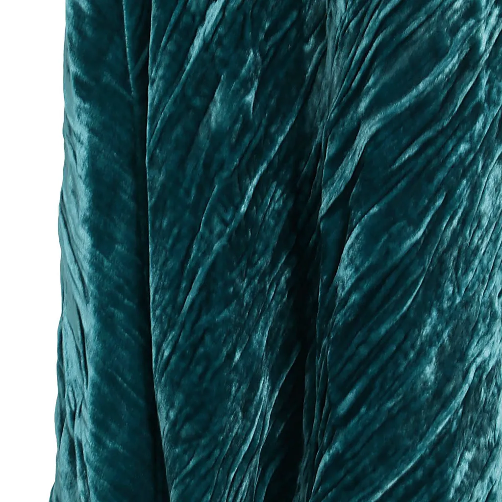 Straight Leg Velvet Pants