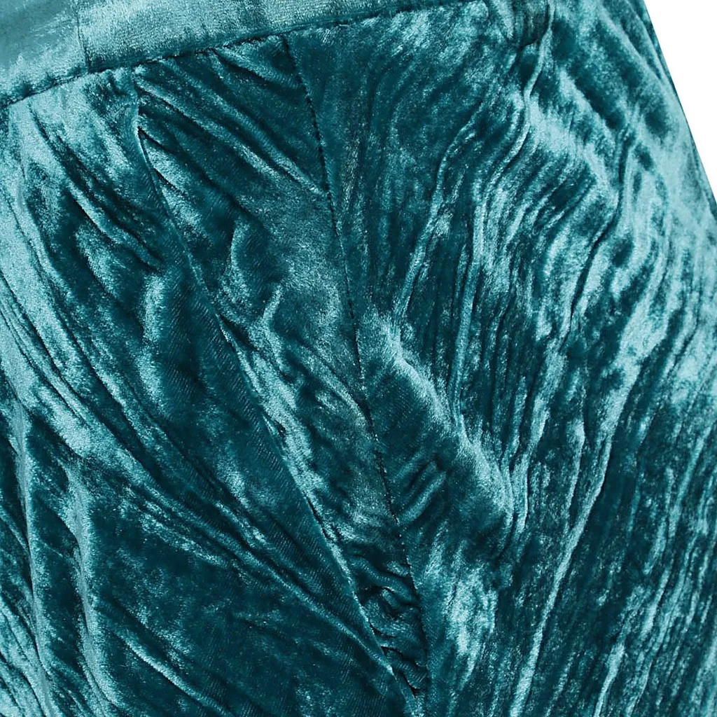Straight Leg Velvet Pants