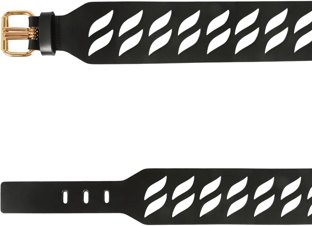 Perforated Buckle Belt