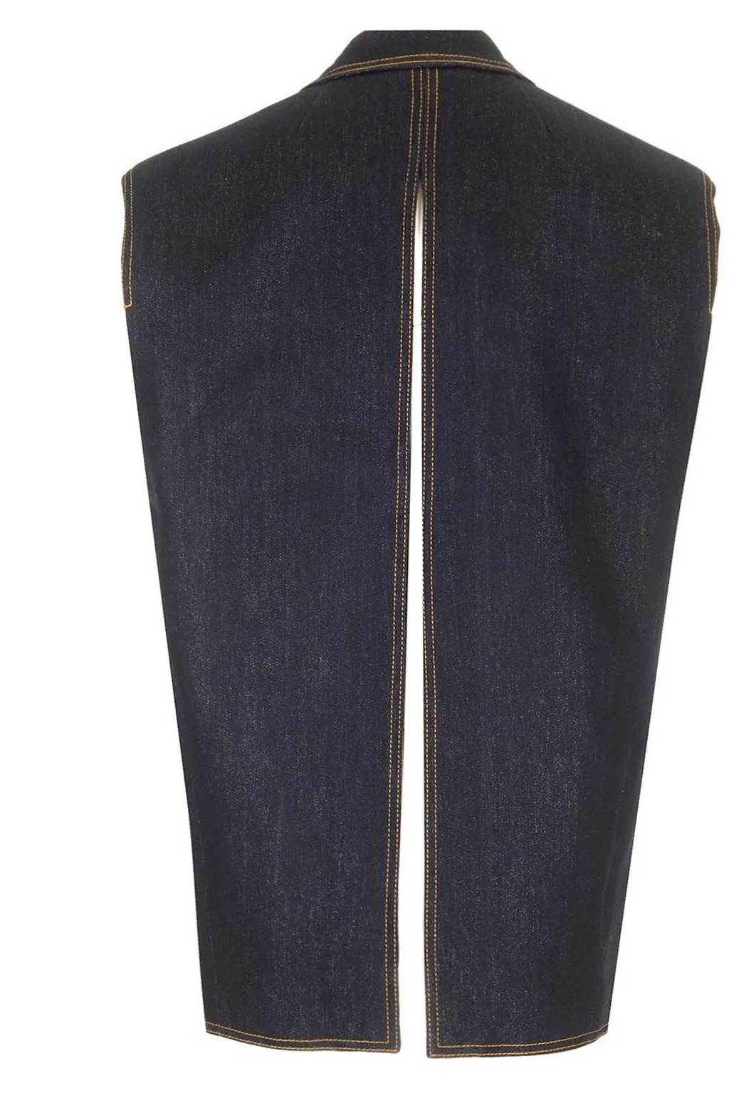 Lurex Denim Vest