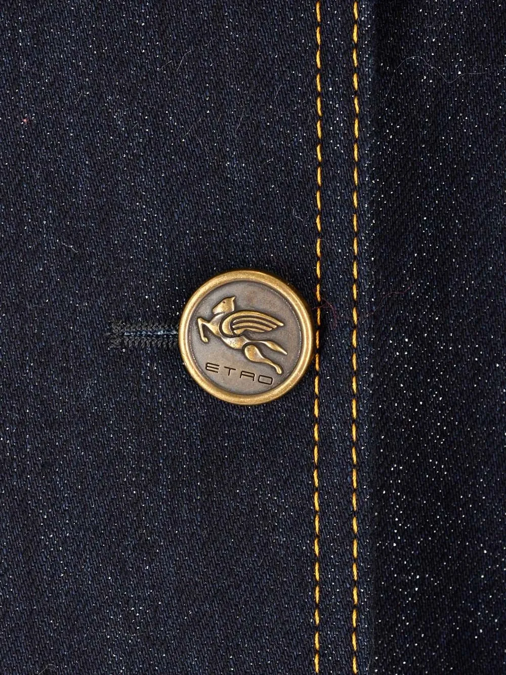 Lurex Denim Vest
