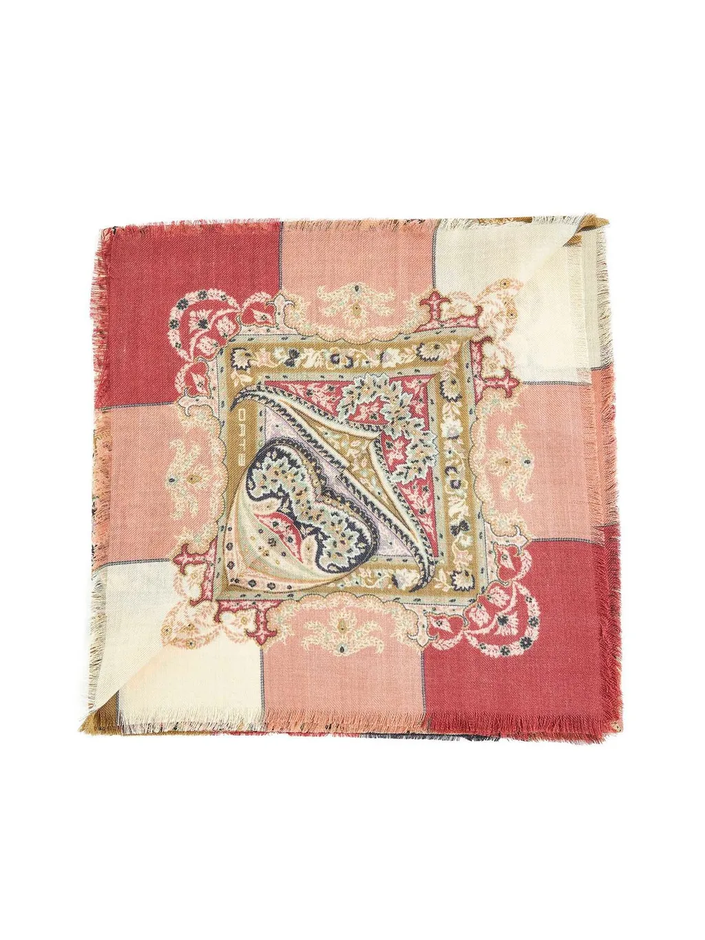 Paisley-Print Square Scarf
