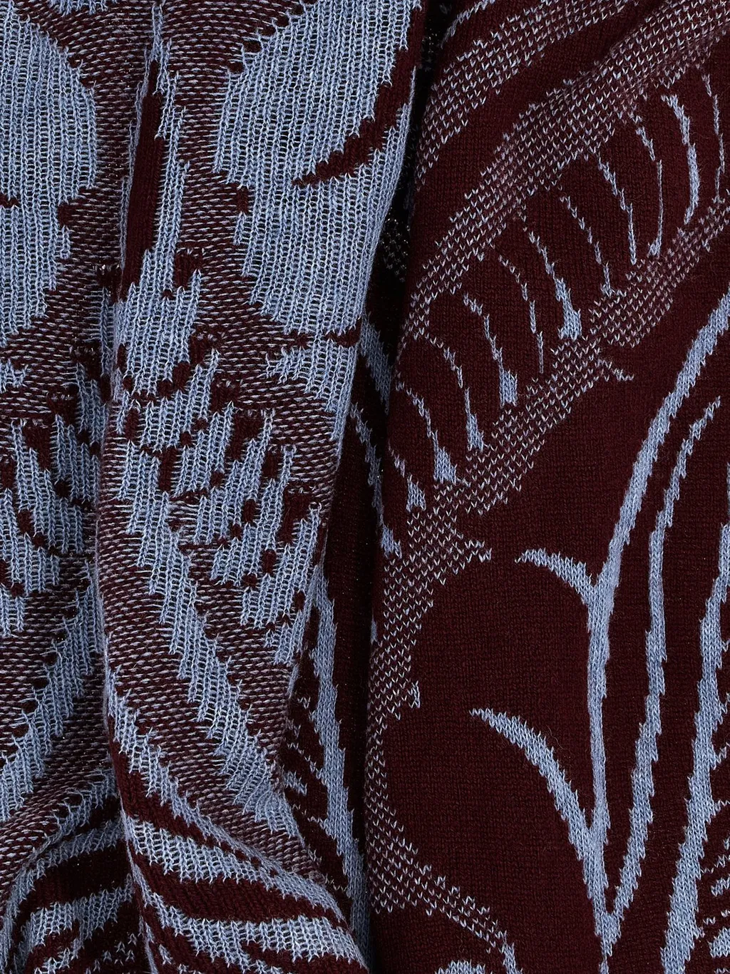 Barocco Jacquard Fringed Scarf