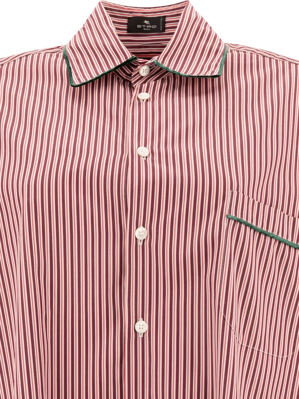 Striped Straight Hem Shirt