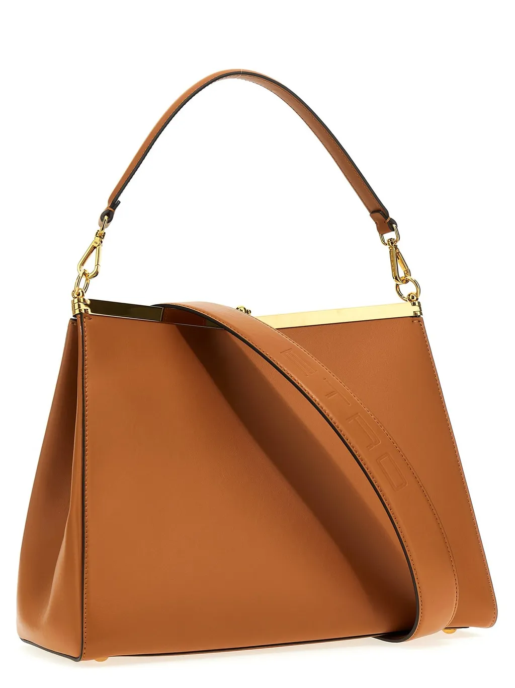 Vela Pegaso Motif Large Shoulder Bag