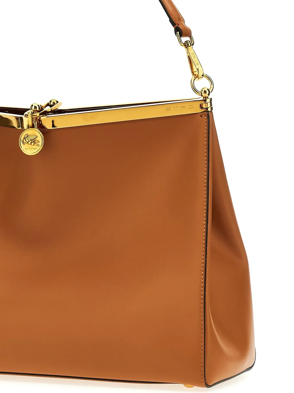 Vela Pegaso Motif Large Shoulder Bag