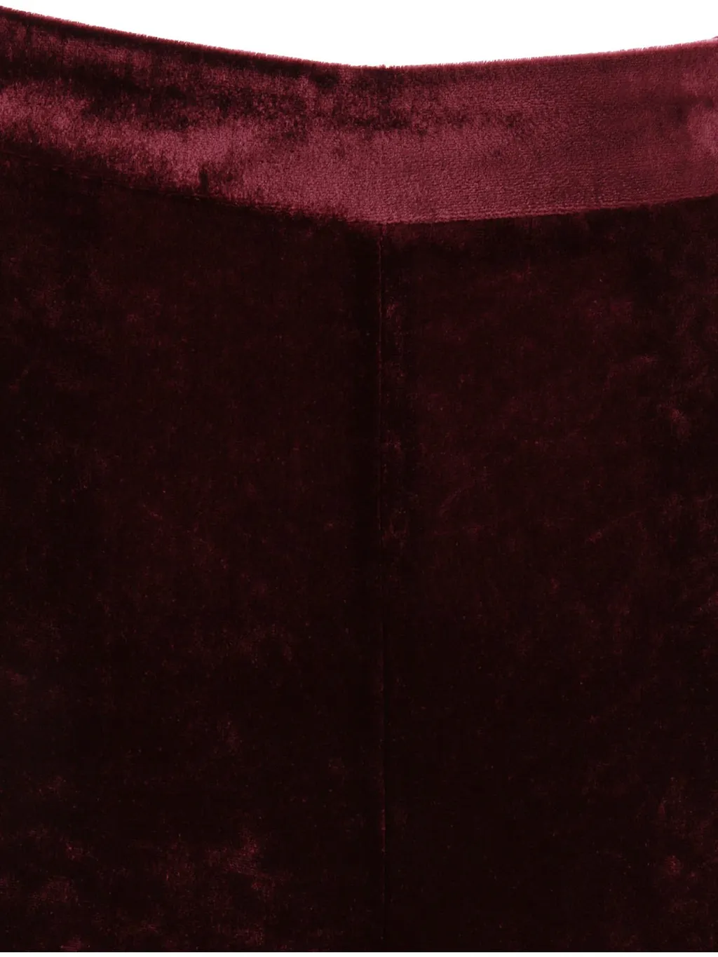 Wide-Leg Velvet Palazzo Trousers