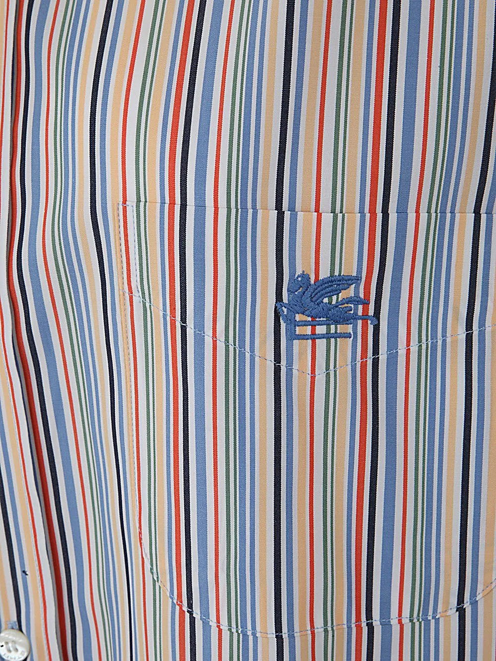 Striped Button-Up Shirt