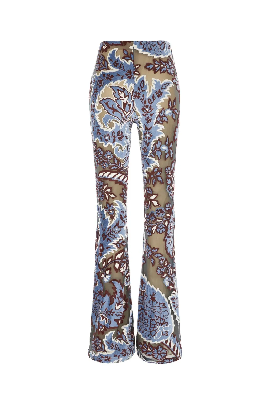 Tulle Jacquard Velvet Trousers