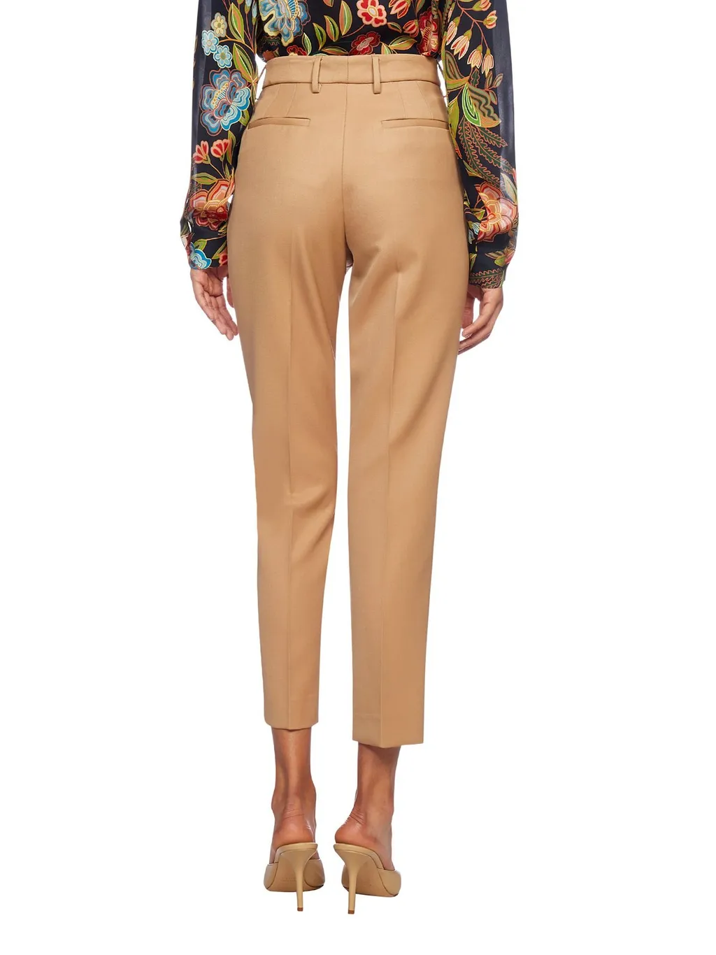 Slim-Cut Cropped Pants